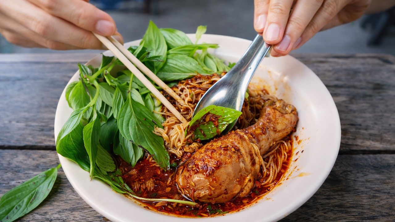 Five bowls of Thai noodles in one day - each has a different flavor