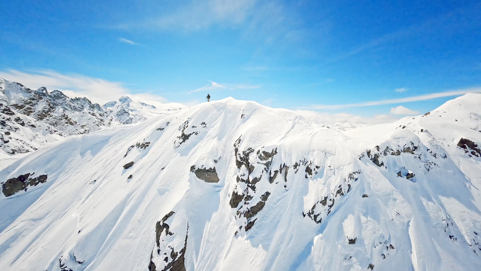 Exploring winter wonders through dynamic drone footage in Ice & Air