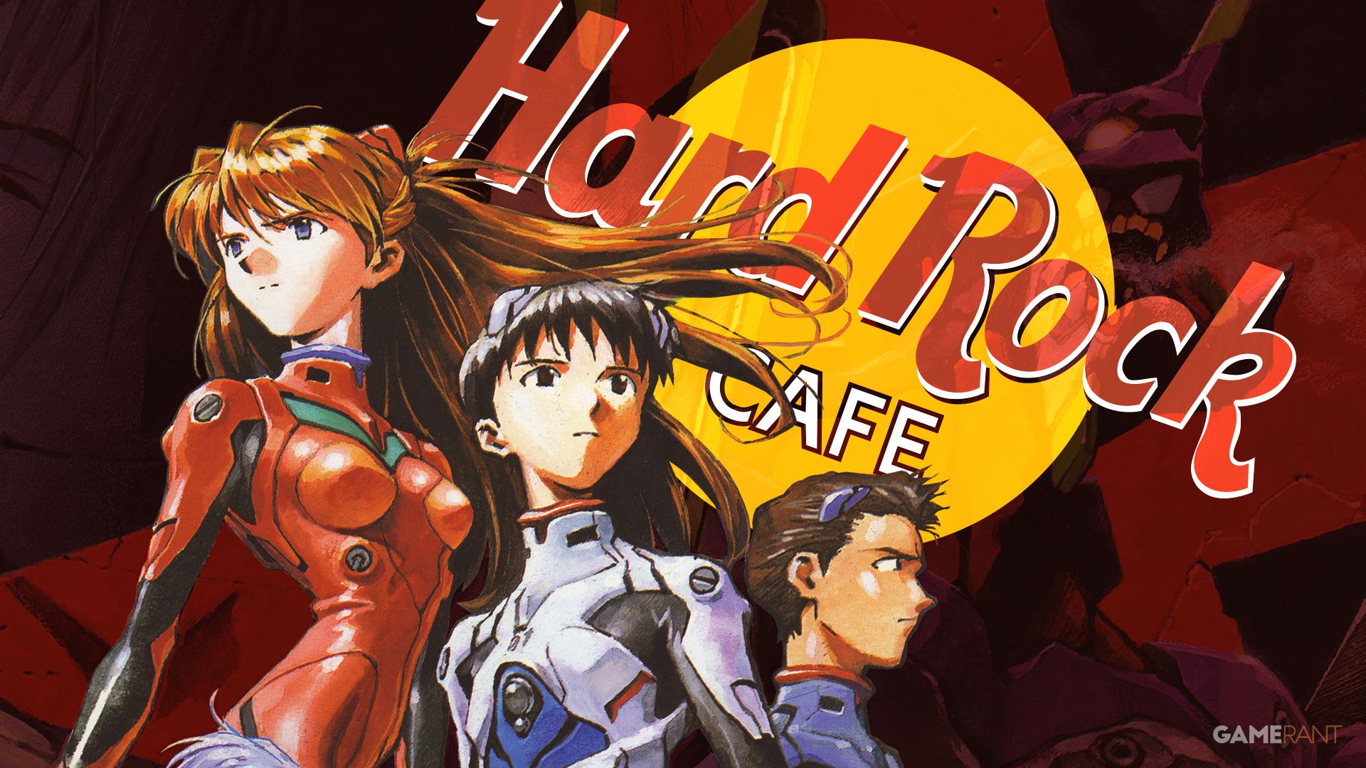 Evangelion is collaborating with Hard Rock Cafe