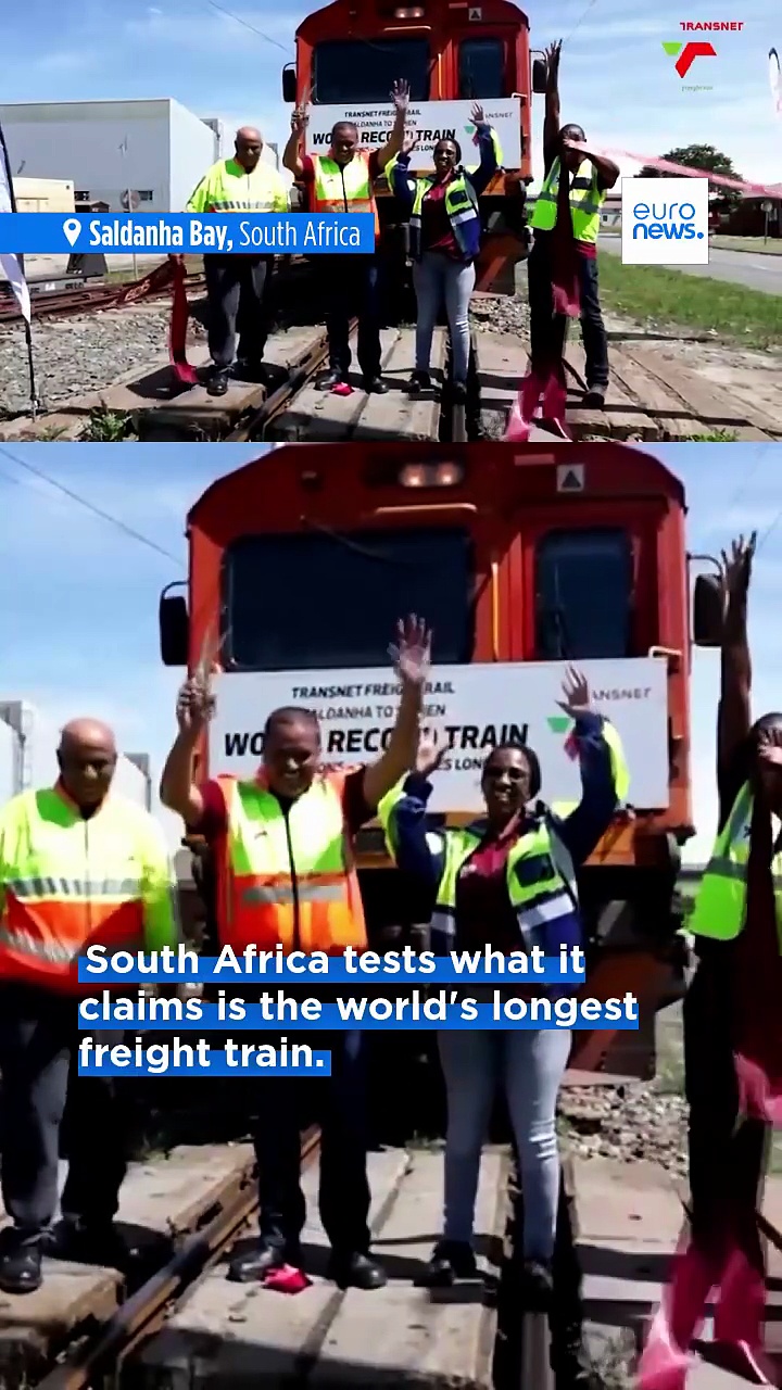South Africa tests 7.6-kilometre freight train in bid to break world record