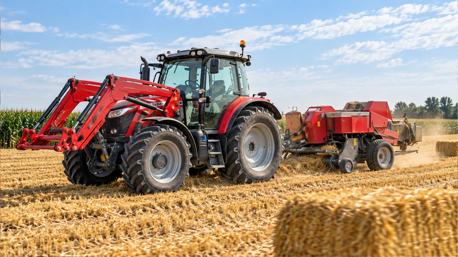 Clarkson's farm expert teaches a beginner to drive a massive tractor