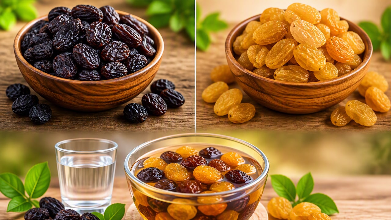 Black raisins vs golden raisins: काली या पीली कौन सी किशमिश है ज्यादा ...