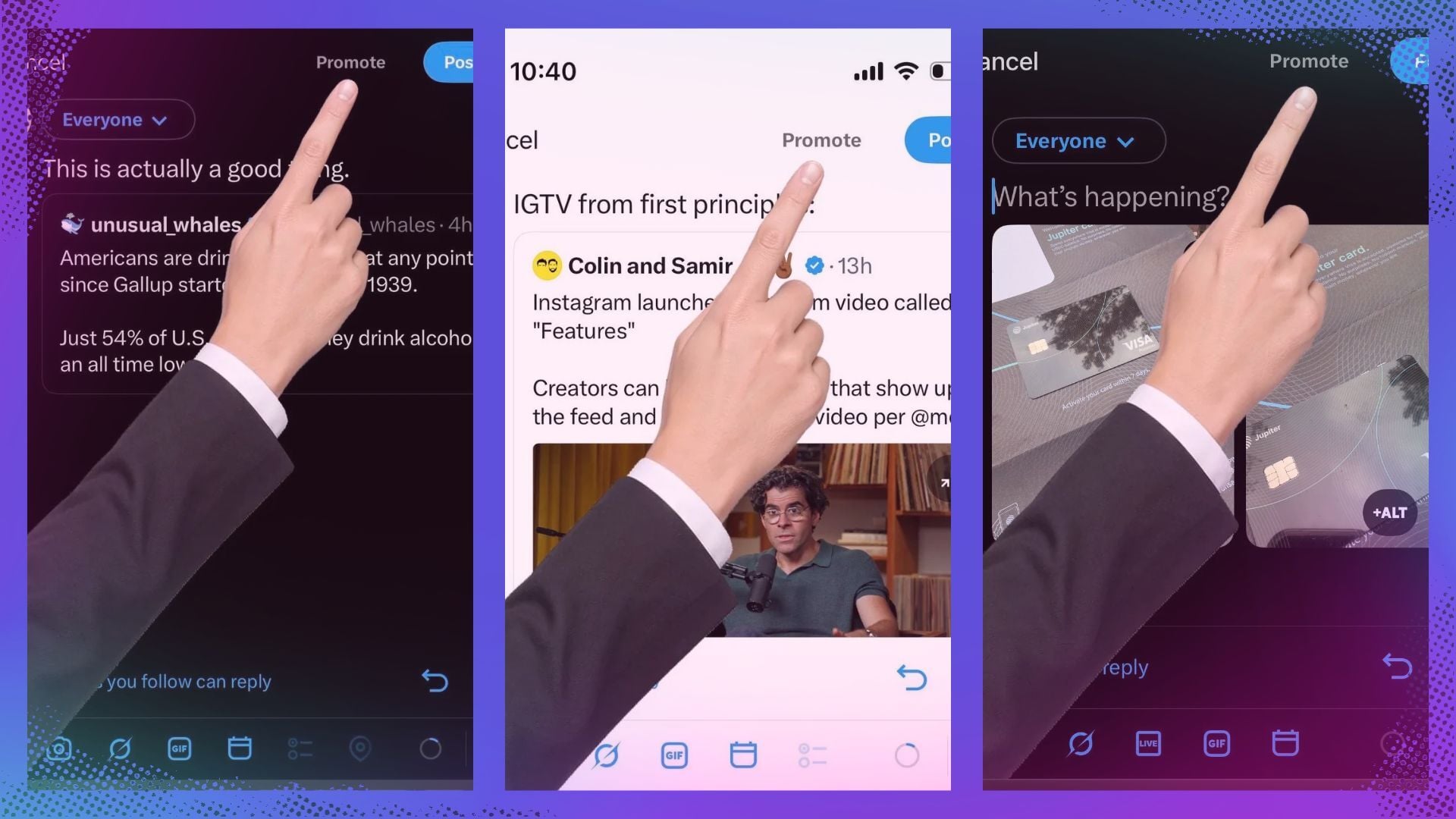 Why is a giant hand appearing on X? Here's what users are seeing.
