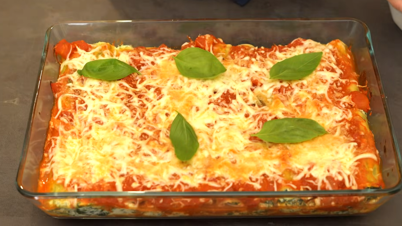 Cannelloni à la ricotta et aux épinards