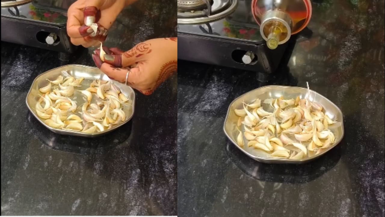 Garlic: వెల్లుల్లి తొక్క తీయడం కష్టంగా ఉందా? 20 సెకన్లలో తొక్క తీసే ...