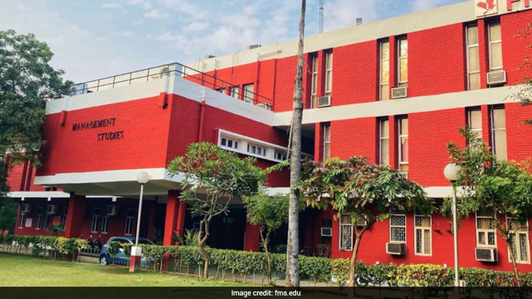 Faculty of Management Studies Delhi MBA application form 2027 out ...