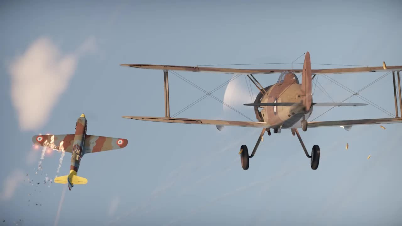 A French ace shot down a British biplane — two Gladiators chased him ...