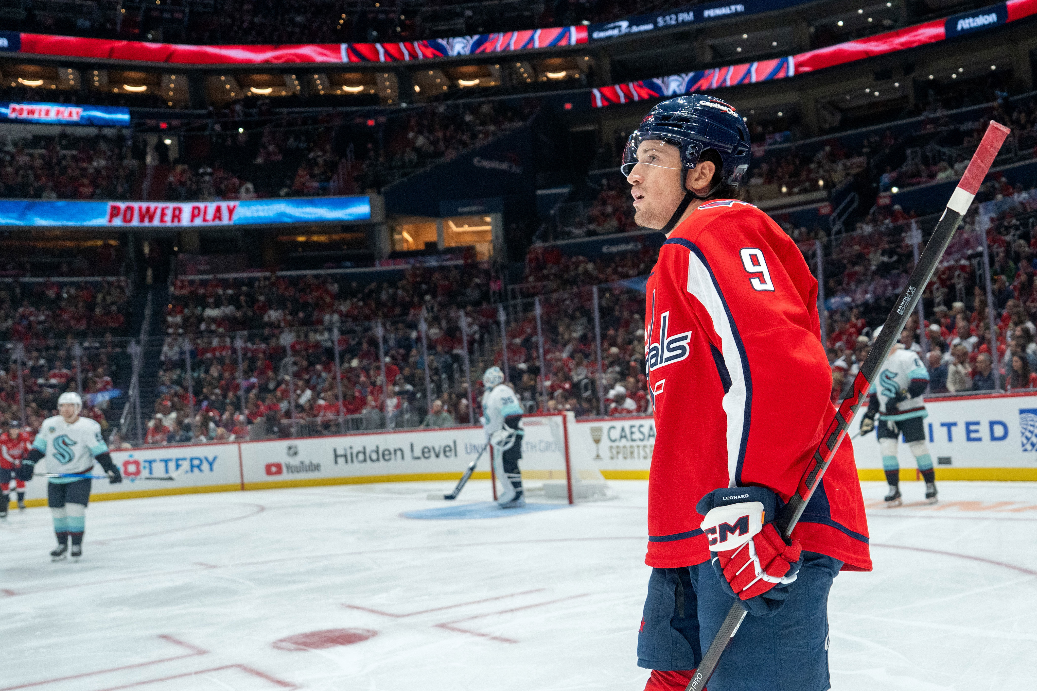 Ryan Leonard, the Capitals' unfussy prodigy, is enjoying a sophomore surge