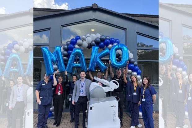 Hospital reveals latest robotic knee and hip replacement technology