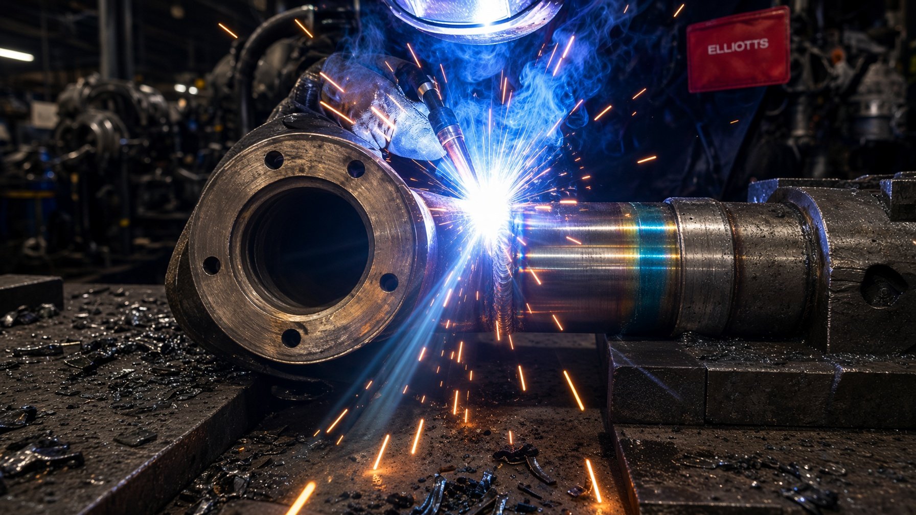 Repairing an unusual excavator failure