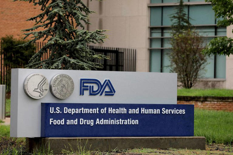FILE PHOTO: Signage is seen outside of the Food and Drug Administration headquarters in White Oak, Maryland, U.S., August 29, 2020. REUTERS/Andrew Kelly/File Photo