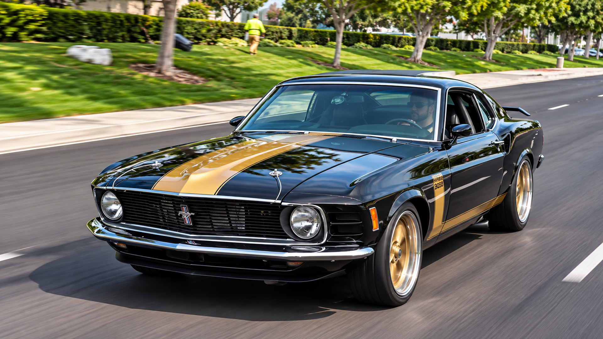 Custom Boss 302 Mustang packs a 500+ HP supercharged crate engine