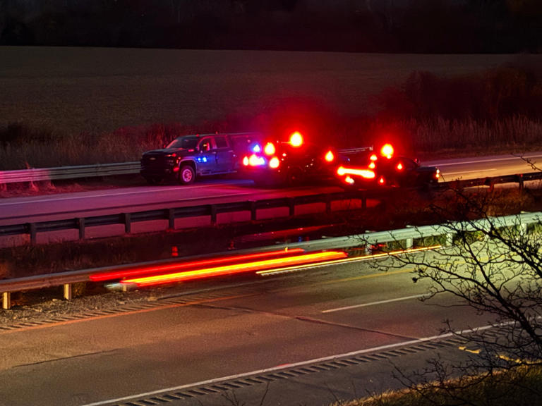 Pedestrian dies after crash closes portion of US 10 Wednesday morning