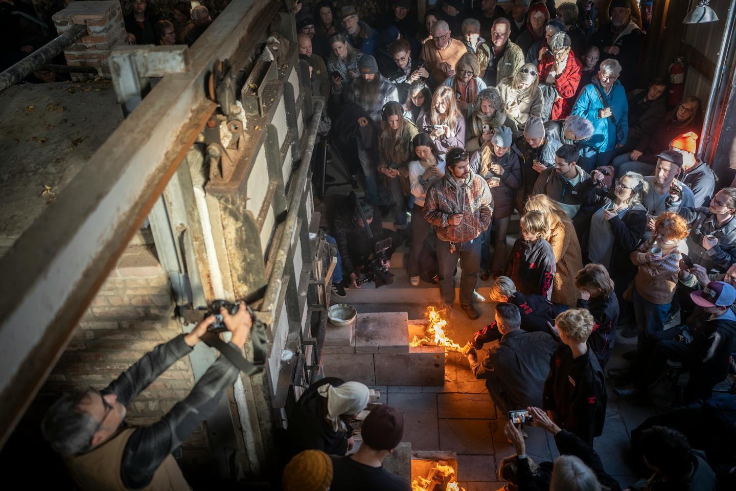 Minnesota’s hottest art event: Firing St. John’s massive pottery kiln