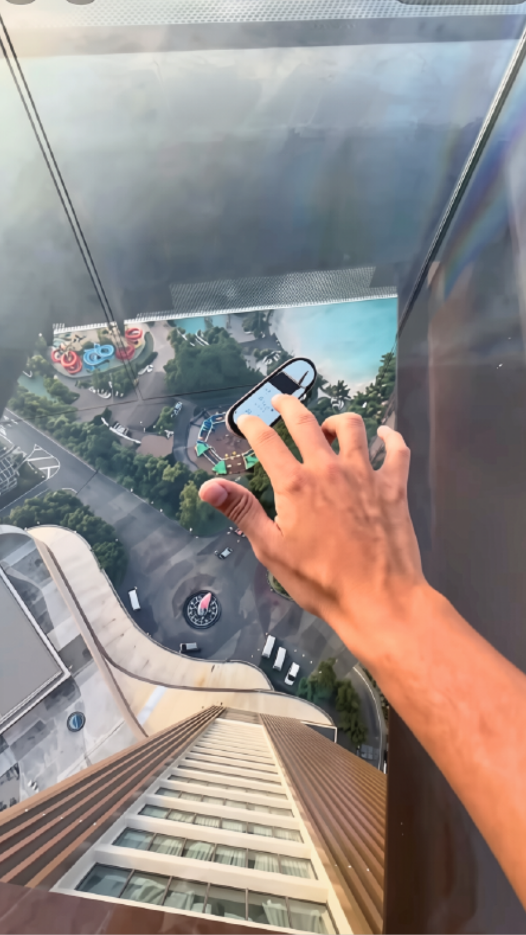 Fingerboarding tricks performed at impressive heights