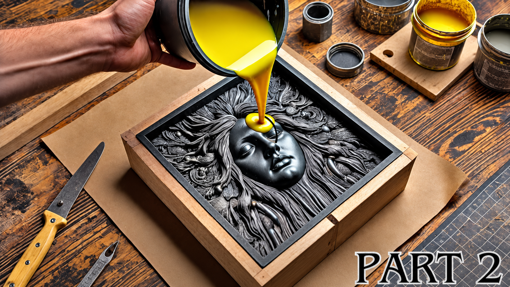 Silicone mold making for beginners: 5 craft ideas in part 2