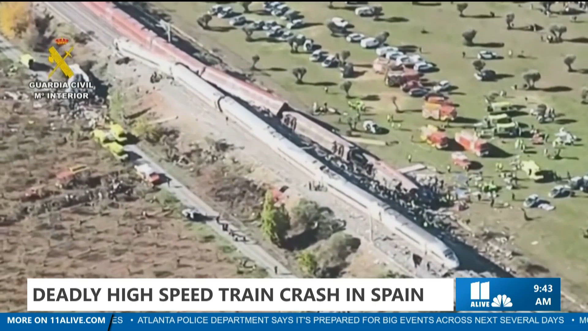 Two high-speed trains collide in Spain
