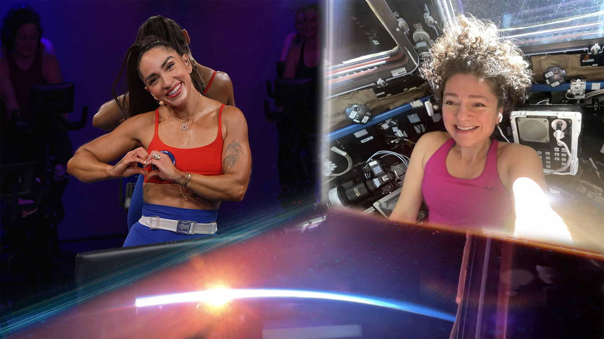 Houston, we have a workout: Watch this Peloton ride with astronaut ...