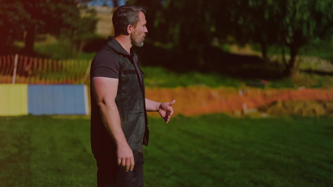 Nate Schoemer teaches dogs commands from a distance