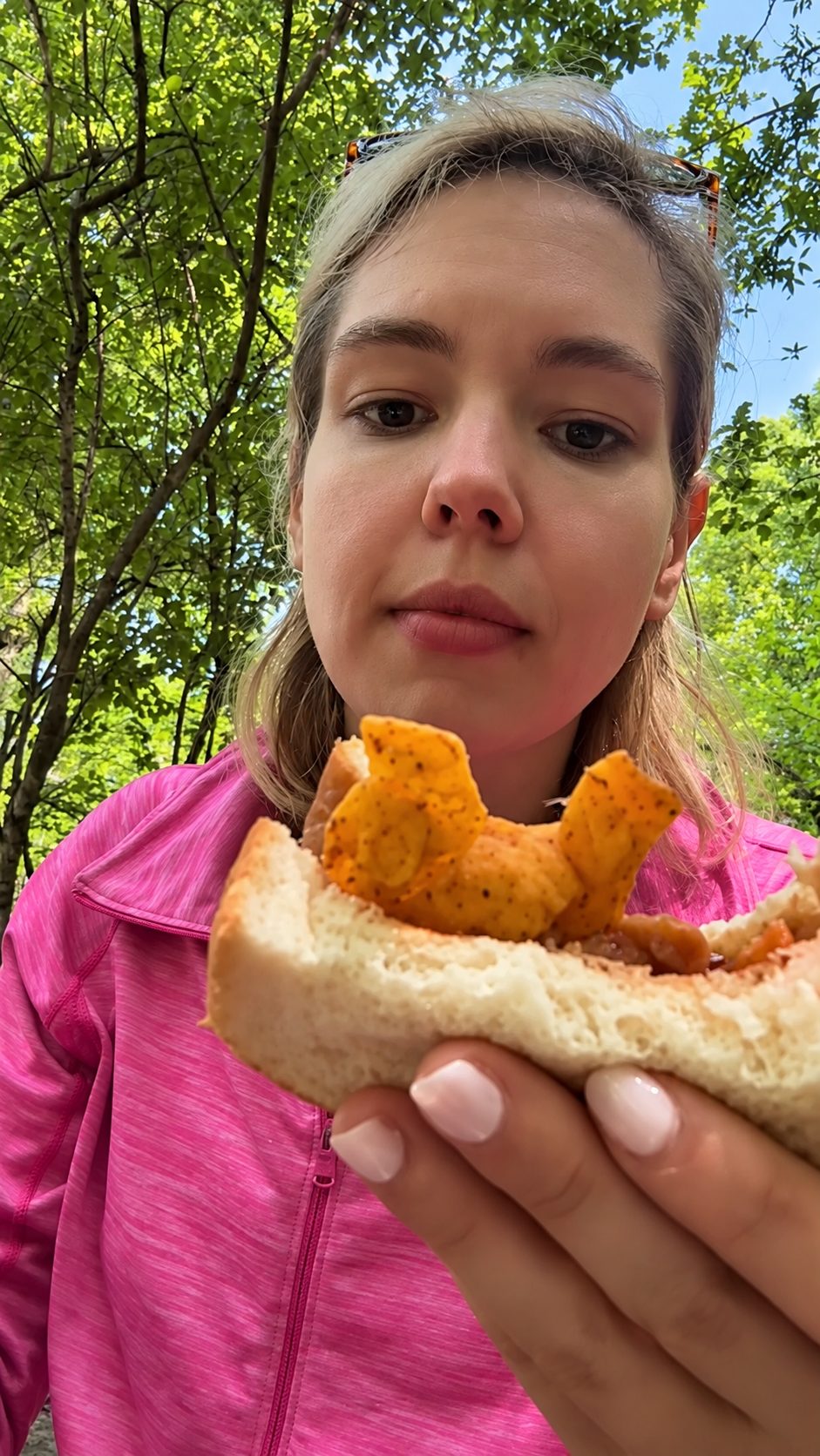 PB&J sandwich paired with Fritos corn chips