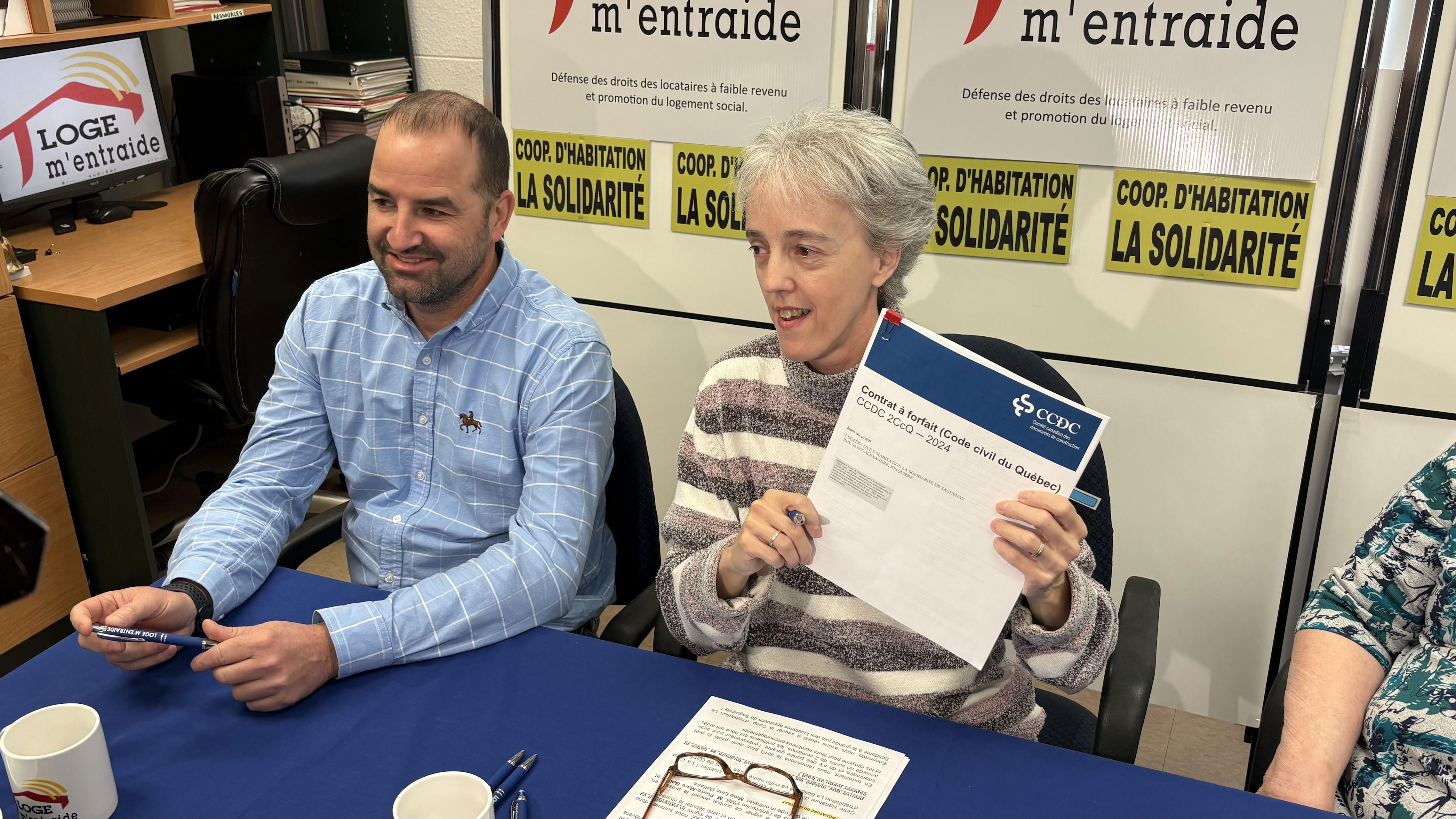Coopérative La Solidarité : le contrat avec l’entrepreneur signé devant ...