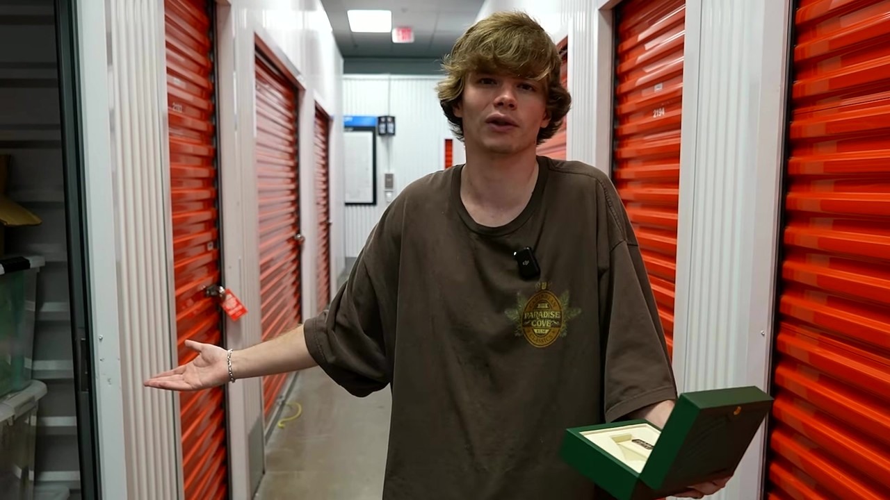 Connor searches a $660 storage unit for a Rolex
