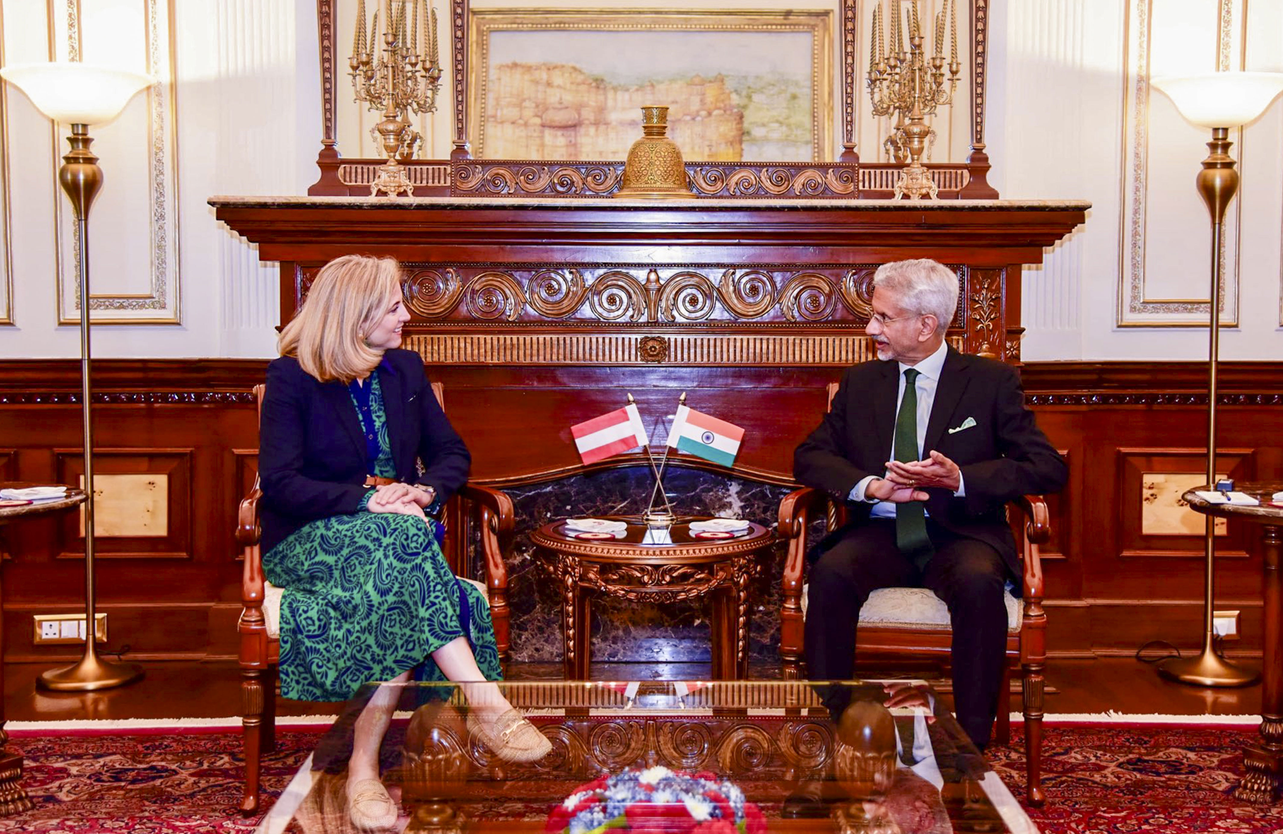 Jaishankar holds talks with Austrian counterpart Meinl-Reisinger
