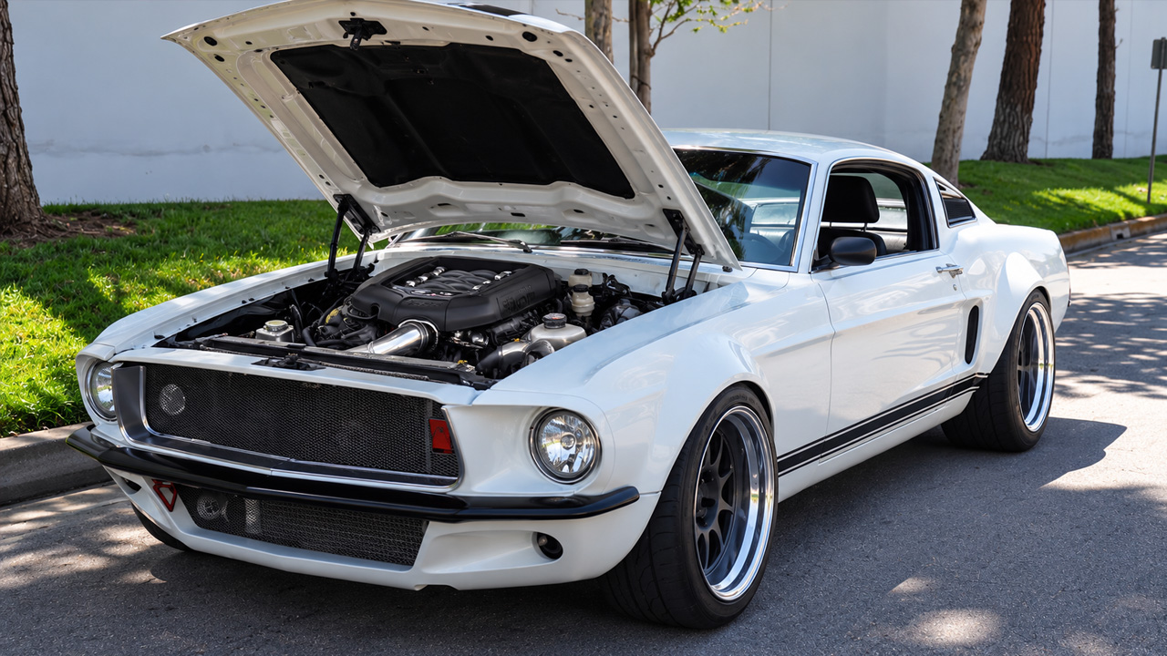 This widebody V8 '67 Ford Mustang took years to build!