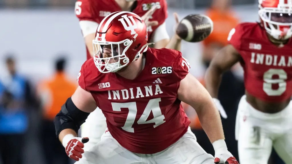 Bray Lynch has adjusted to playing center as the Indiana offensive line ...