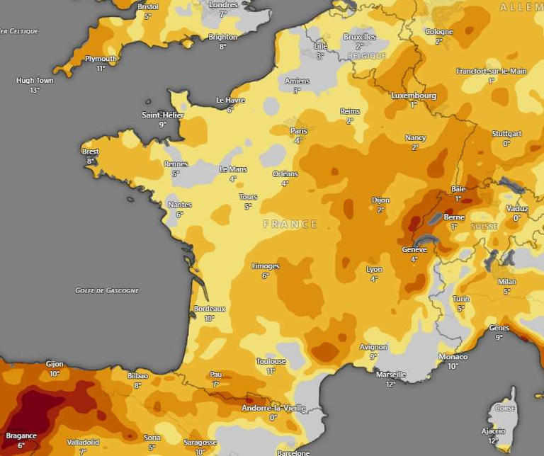 La météo va se bloquer sur la France pendant 10 à 15 jours : voici ...