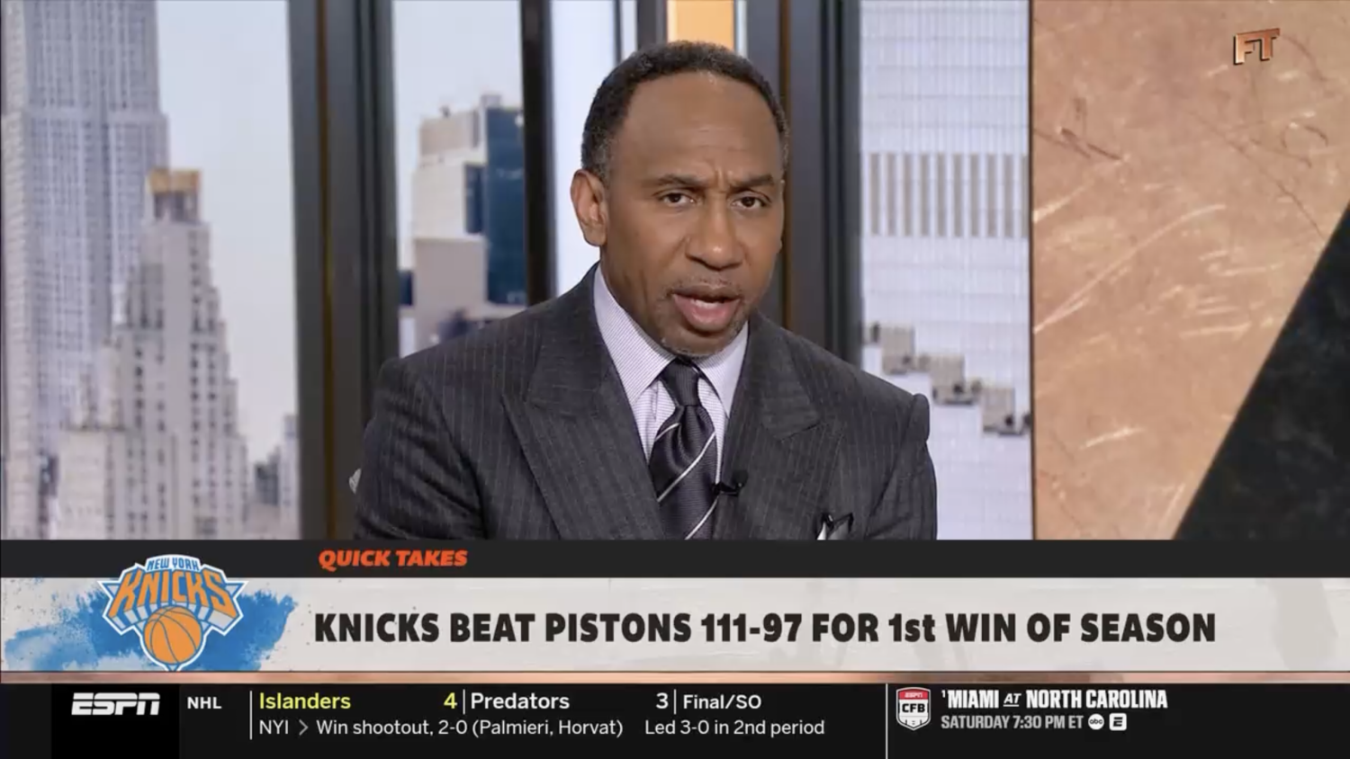Knicks feuding over Donald Trump