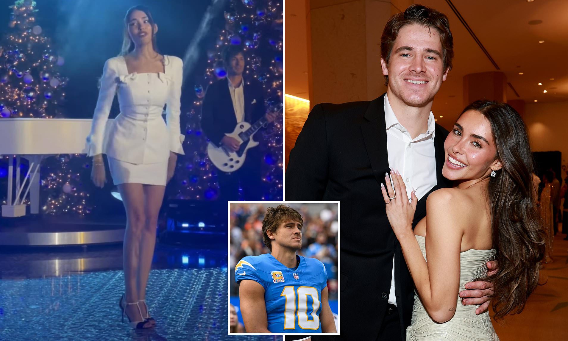 Madison Beer heckled by angry Chargers fan during performance amid Justin Herbert's NFL struggles