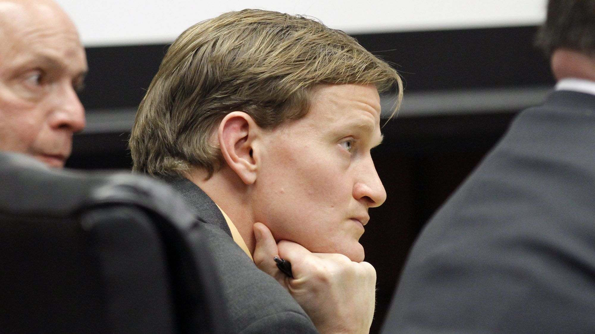 Jason Young appeared shocked but was convicted of his wife's murder