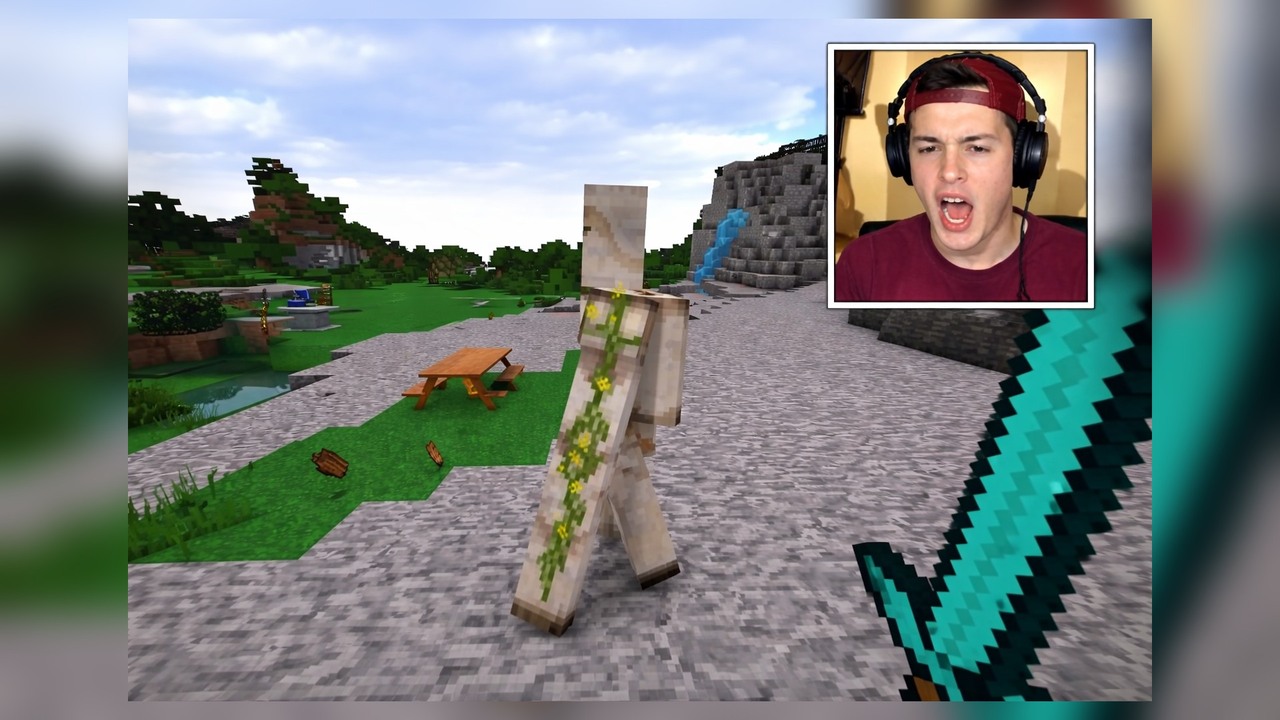 BeckBroJack tests Minecraft's sword skills mod
