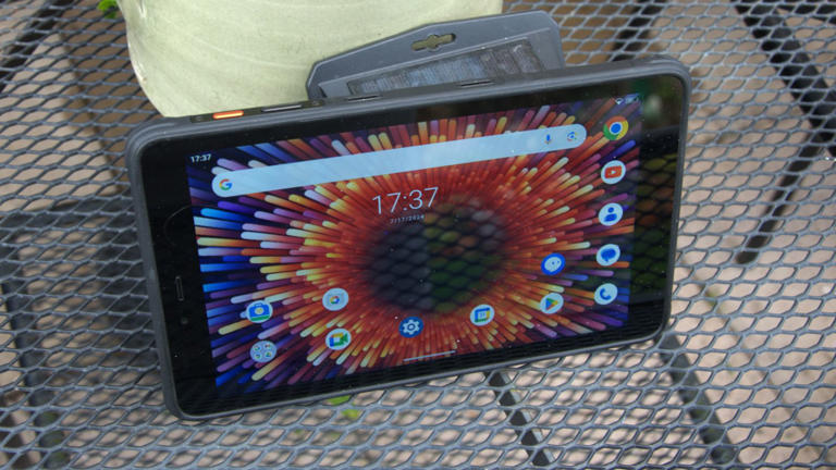 The AGM Pad P3 is a rugged tablet you can actually hold in one hand