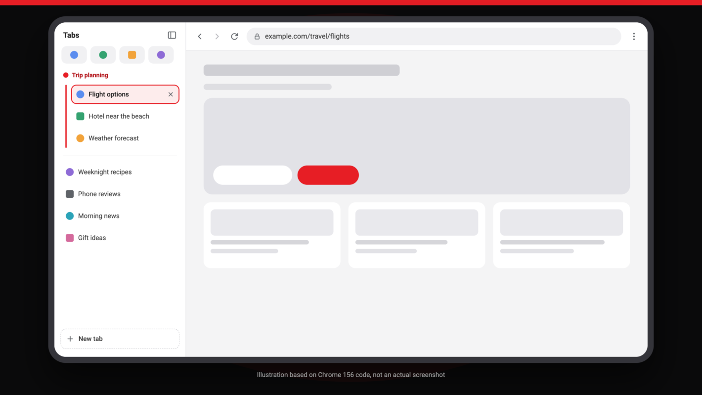 Chrome for Android is quietly preparing vertical tabs and a smaller ...