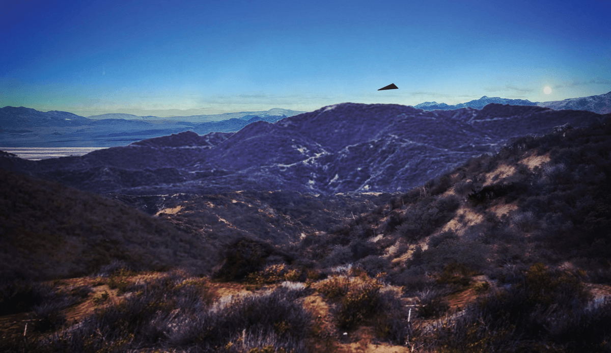 New batch of declassified UFO files detail a matte black triangular shape over US airspace in 2026
