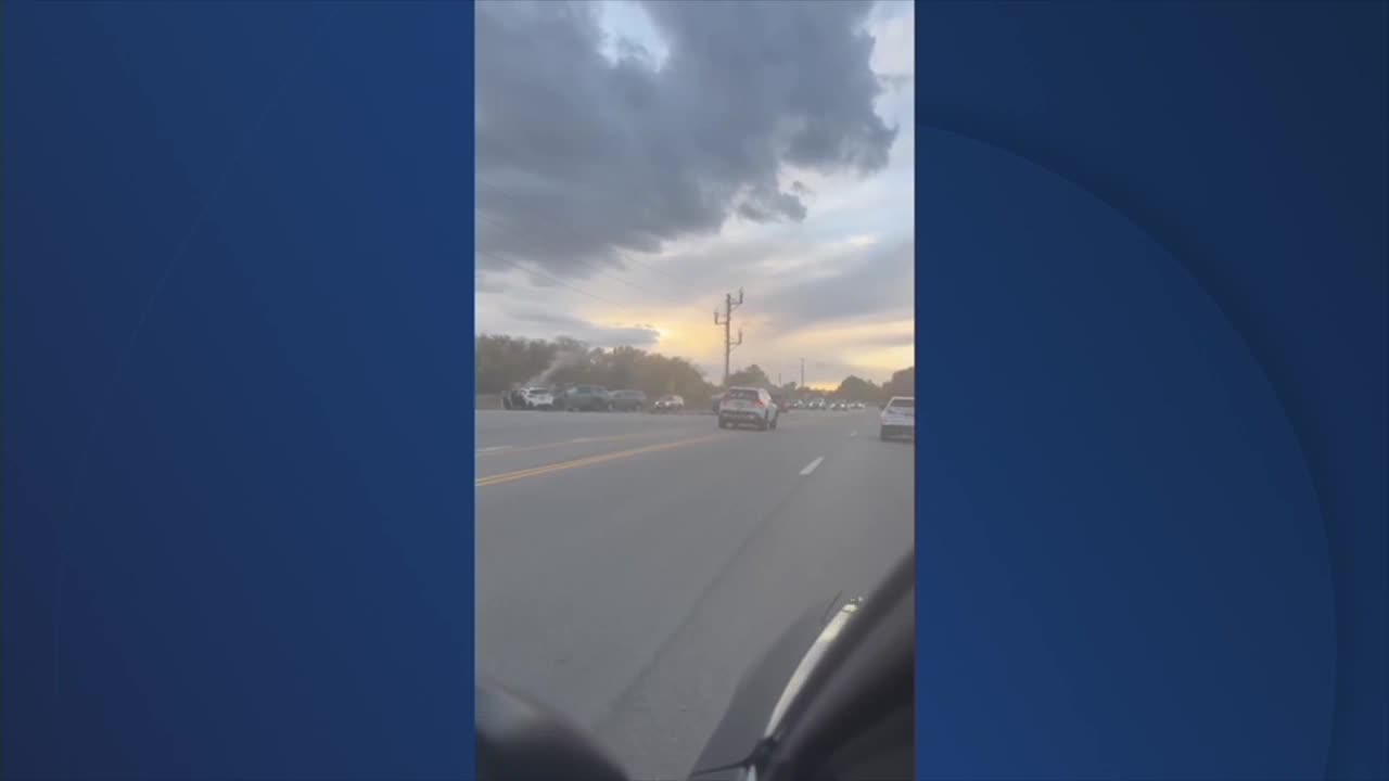 4 hospitalized following 4-car crash on Highway 44, eastbound lanes closed
