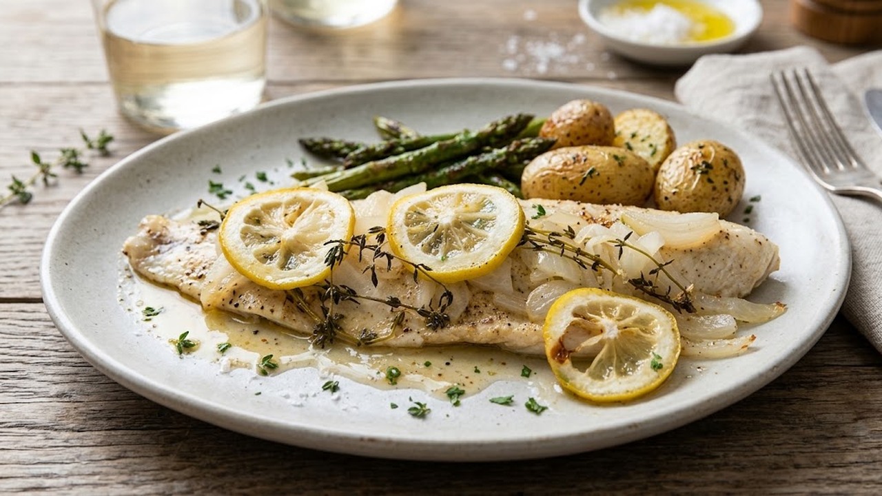 I baked fresh lake trout in parchment paper - the results were better ...