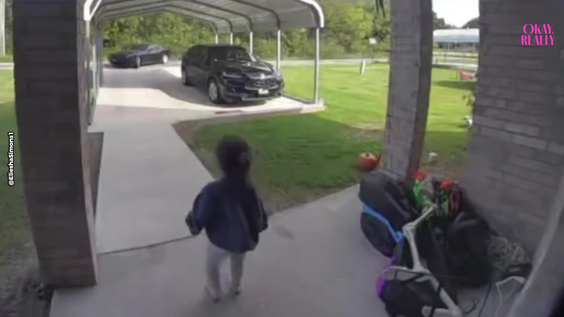 Georgia home security camera captures children dancing as dad returns home