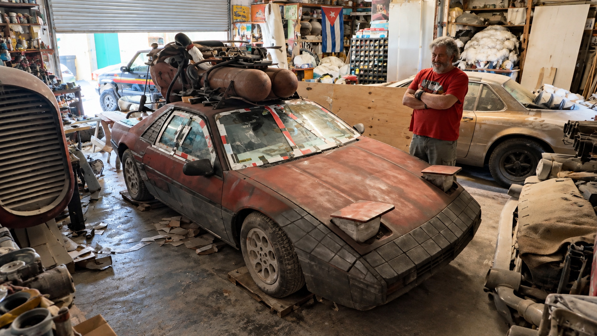 A Fast & Furious movie car was recreated using household parts
