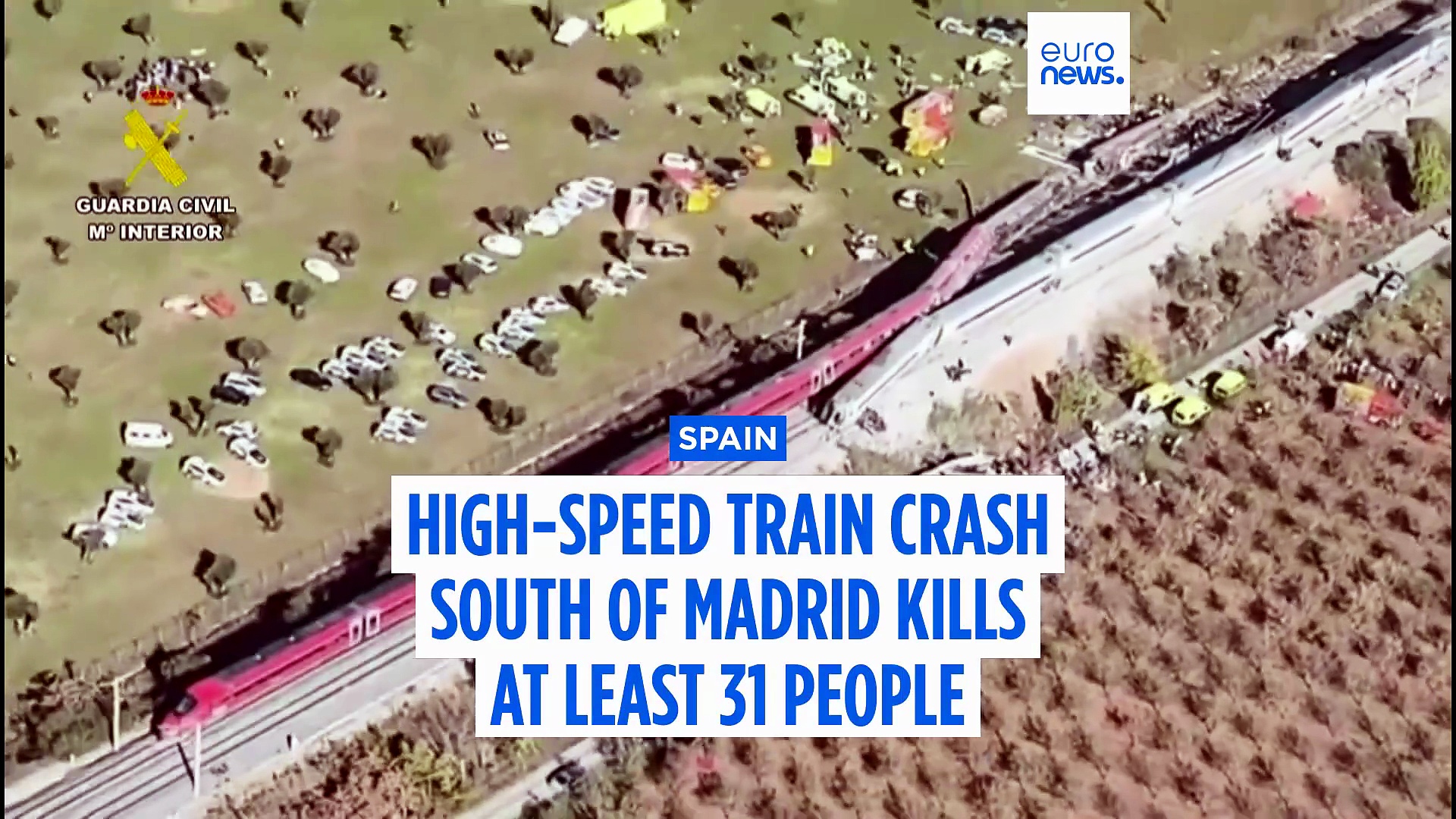 High-speed train crash in Spain kills at least 64, injures 80