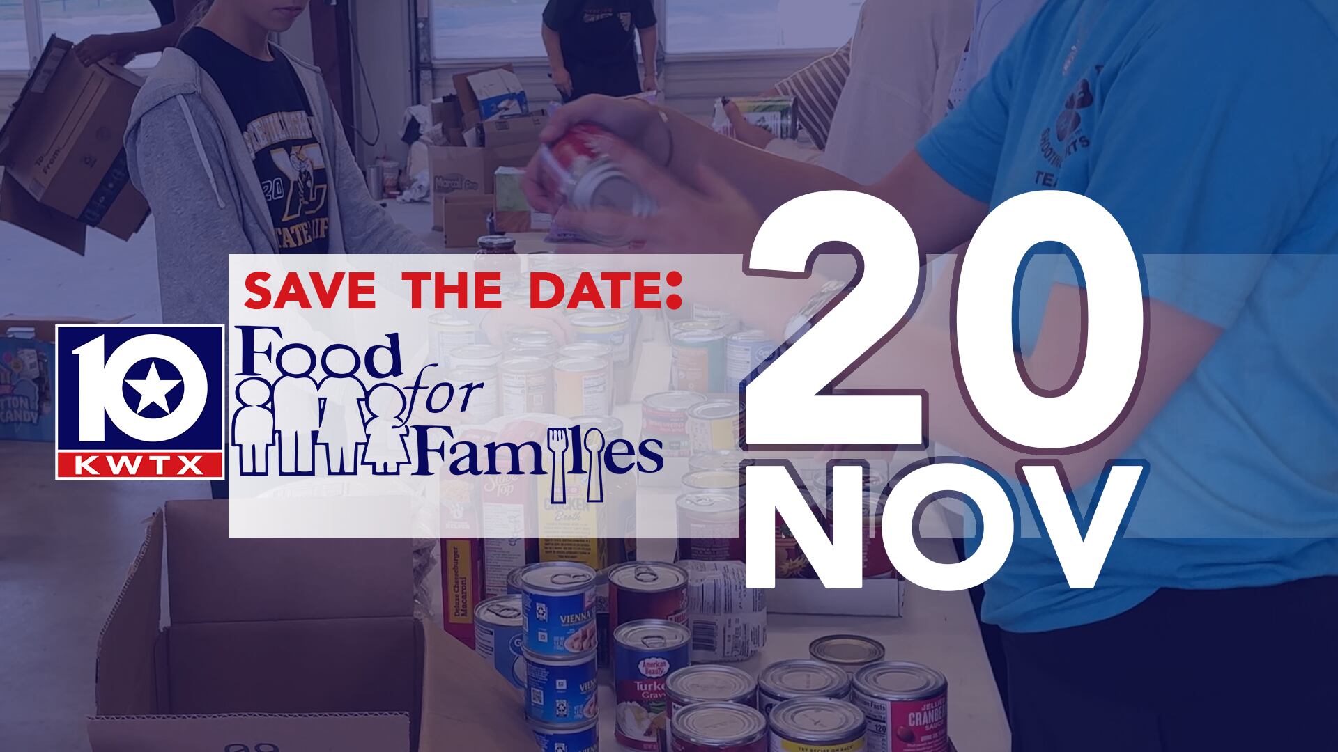 Largest one-day food drive in Texas is back for 37th year Nov. 20