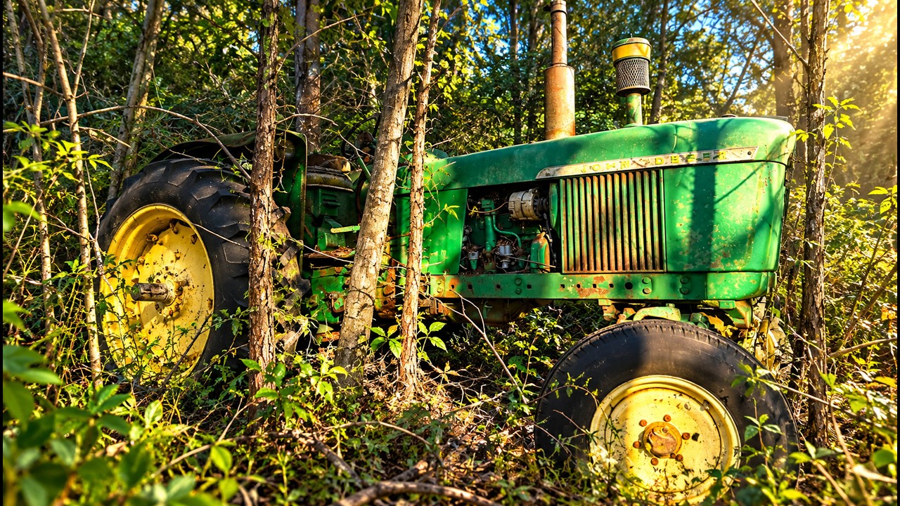 Trying to start a tractor after 40 years