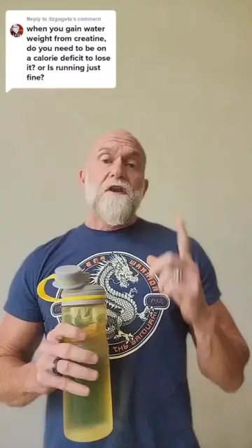 Creatine water weight explained. Do you really need a calorie deficit