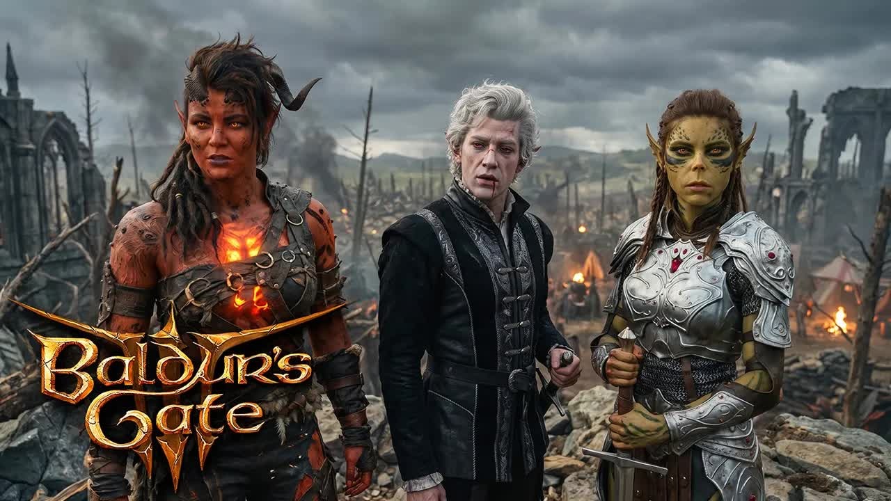 Baldur’s Gate (2027) Neil Newbon & Devora Wilde