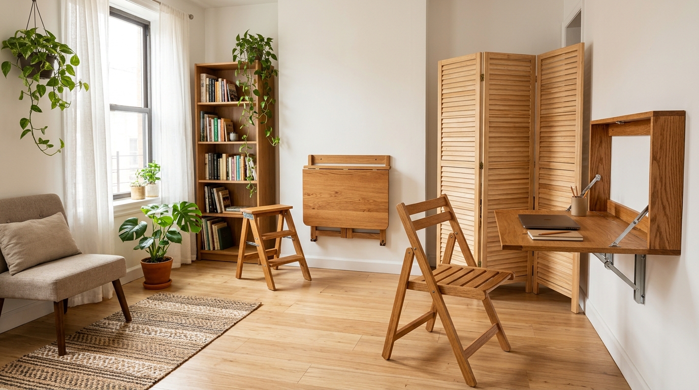 Folding furniture ideas: 14 space saving pieces that vanish when you ...