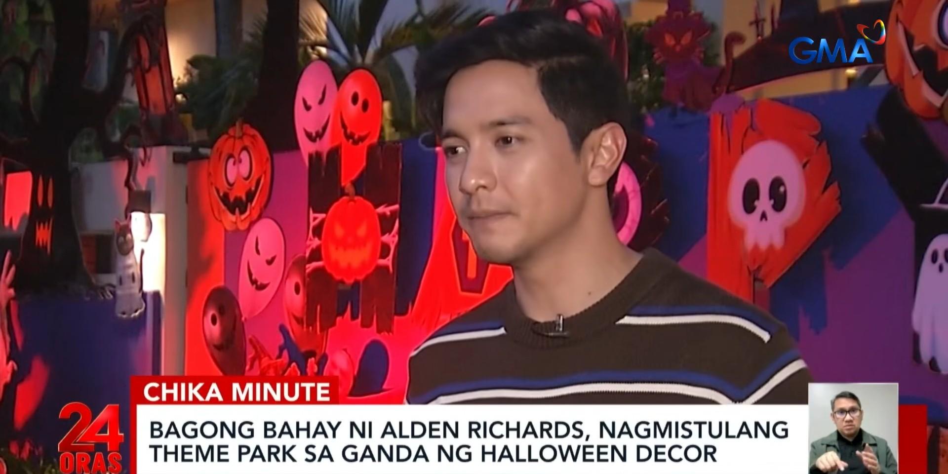 Alden Richards decorates Makati home for Halloween, says it's a way to ...
