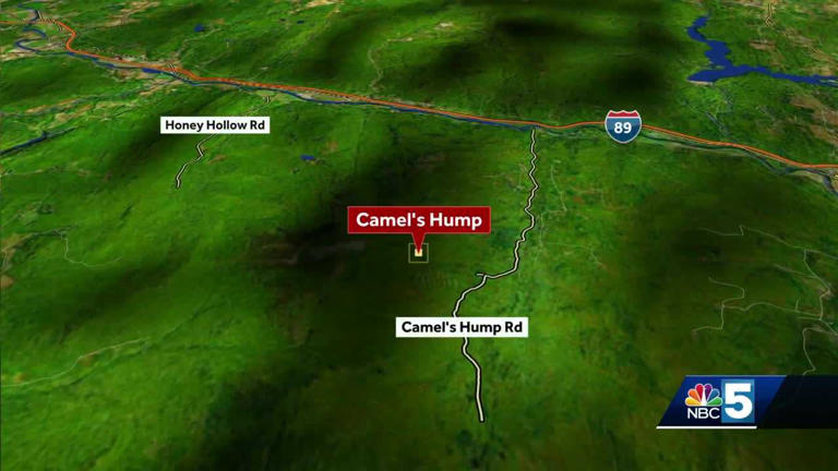 First responders recovering body on Camel’s Hump