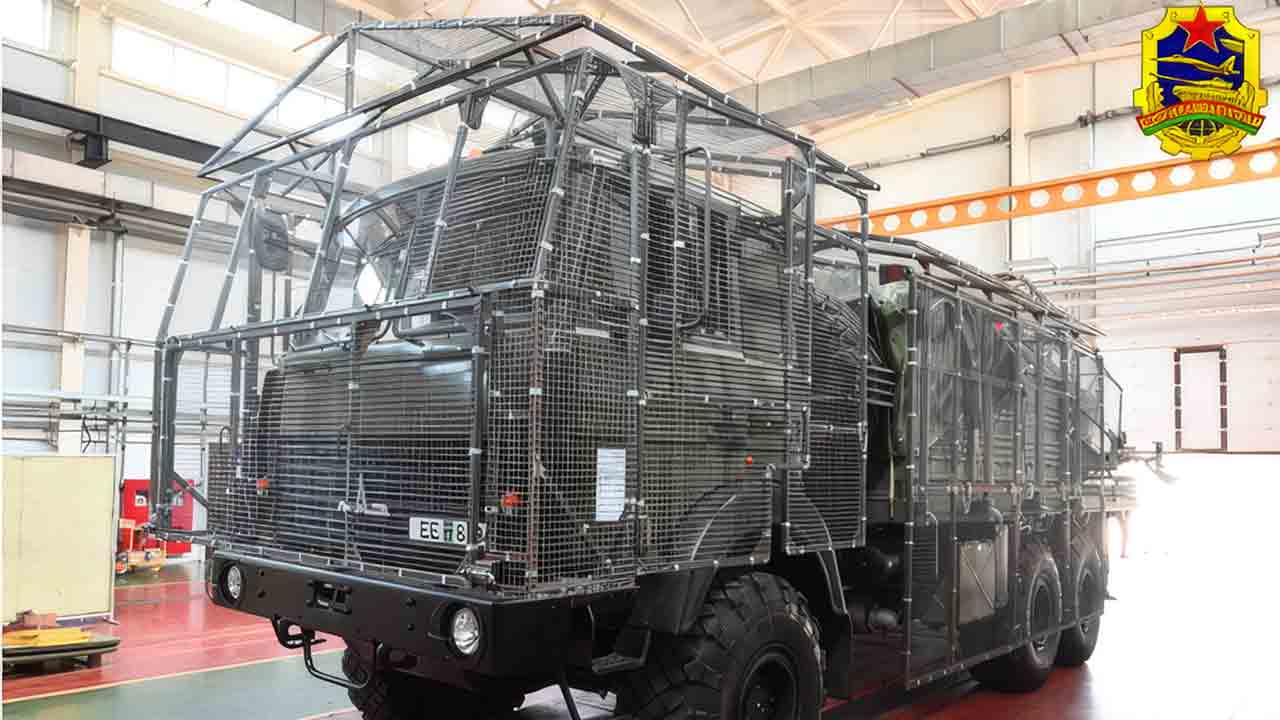 Belarus unveils modular protection for the BM-21B BelGrad rocket system